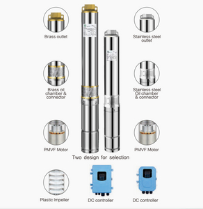 3"DC BRUSHLESS PLASTICIMPEELER SOLAR PUMP