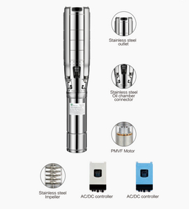 4"6"AC/DC BRUSHLESS SSIMPELLER SOLAR PUMP