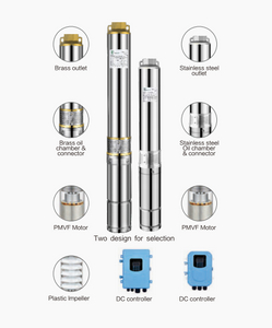4"DC BRUSHLESS PLASTICIMPELLER SOLAR PUMP