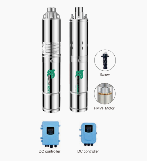 3"4"DC BRUSHLESSSCREW SOLAR PUMP